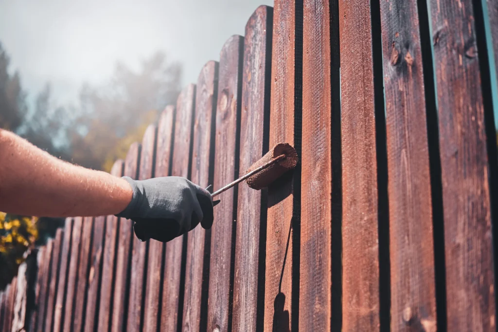 Exterior Fence Painting