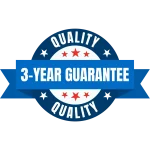 3 Year Guarantee of Quality